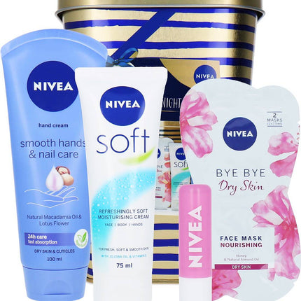 Nivea Pamper Night In Gift Set 4pc