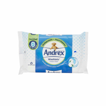 Andrex Classic Clean Washlets Fresh Fragrance