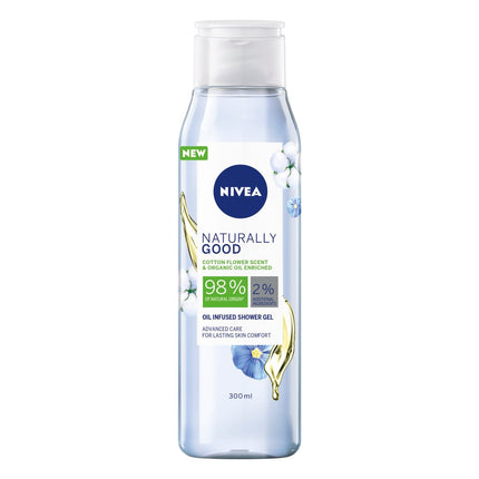 Nivea Shower Gel Cotton Flower Oil Infused Shower Gel 300ml