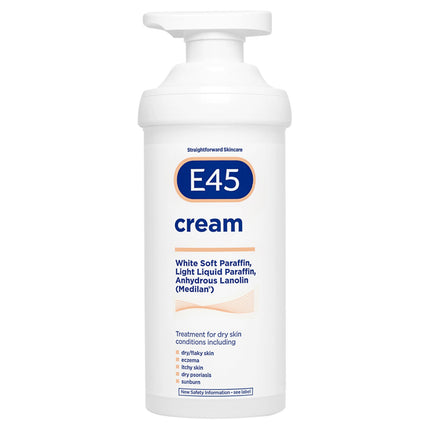 E45 Cream Pump 500g