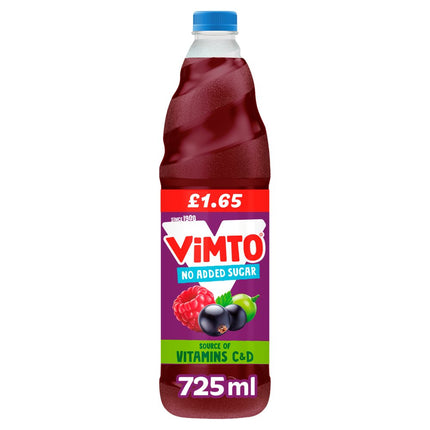 Vimto Cordial Sugarfree Drink 725ml