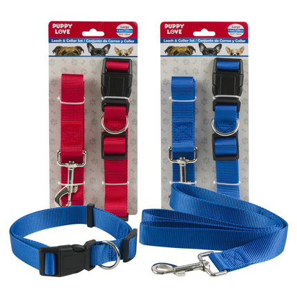Puppy Love Leash & Collar Set