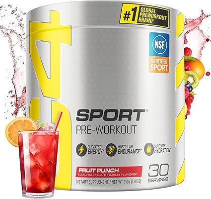 Sport Pre-Workout Fruit Punch 30 Serving s