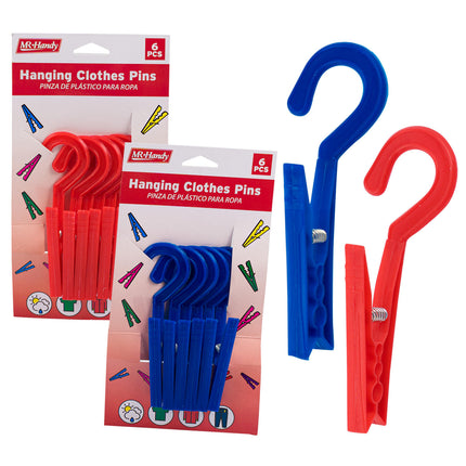 Mr. Handy Hanging Clothes Pins 6pc