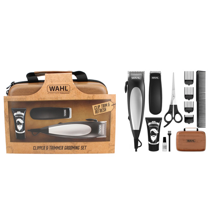 Wahl Clipper & Trimmer Grooming Set 3PC