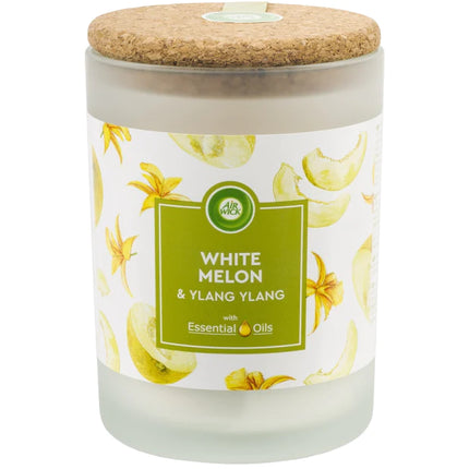 Air Wick White Melon Scented Candle 185g