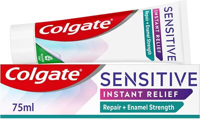 Colgate Toothpaste Sensitive Instant Relief Enamel 75ml