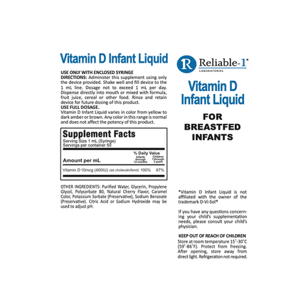 VITAMIN D INFANT LIQUID 50ML
