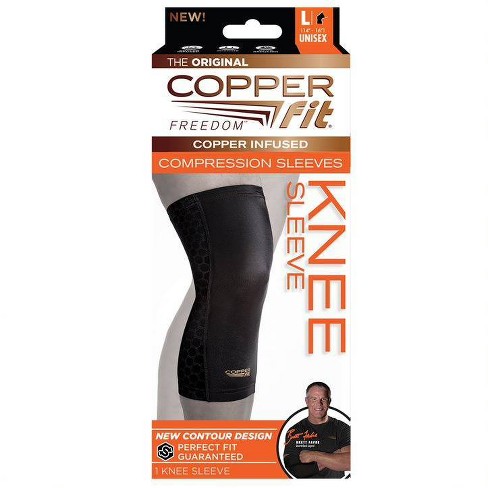 Menthol Infused Compression Knee Sleeve (S/M) by Copper Fit at the Vitamin  Shoppe