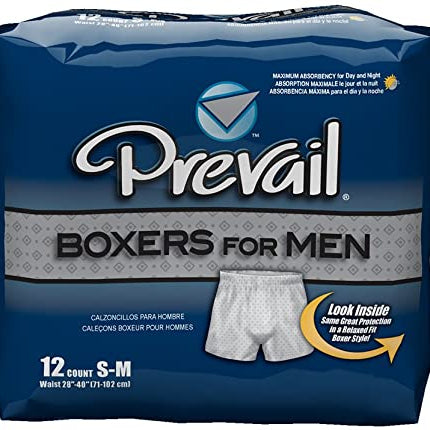 PrevailBoxers For Men S/M 12's