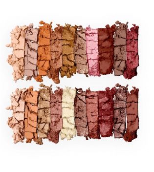 L.A. Colors Socialite 20 Color Eyeshadow Palette w/Mirror CBES458