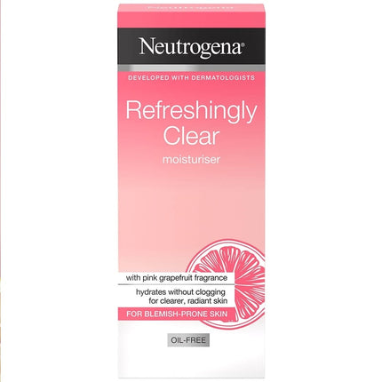 Neutrogena Refreshingly Clear Moisturiser Oil Free 50ml