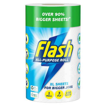 Flash Paper Towel 1 Roll XL 100sheets