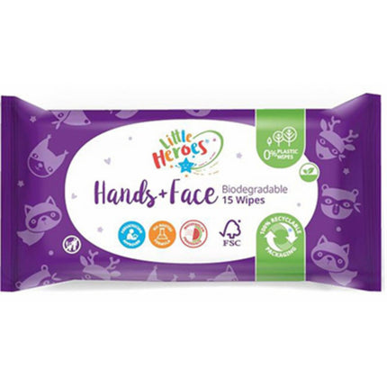Little Heros Wipes Hands and Face 15s