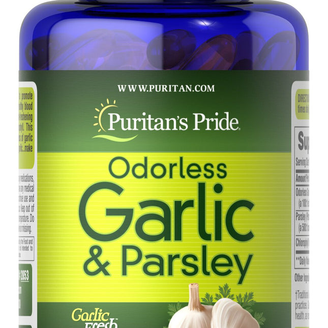 Puritan's Pride Odorless Garlic & Parsley