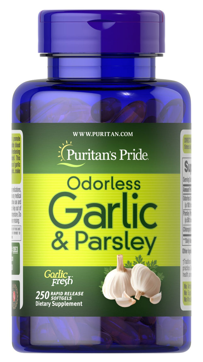 Puritan's Pride Odorless Garlic & Parsley