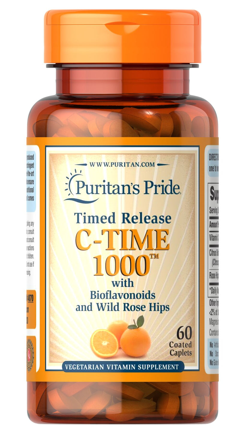 Puritan's Pride C-Time 1000 60 Caplets