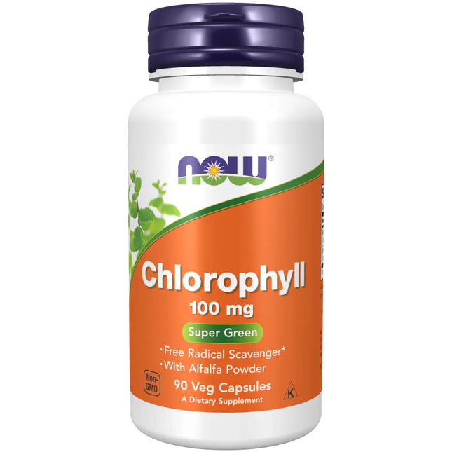 NOW Chlorophyll 100mg Veg Capsules 90's
