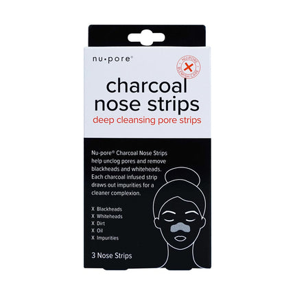 Nu-Pore Charcoal Nose Strips 3 Strips