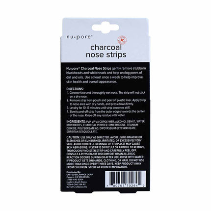 Nu-Pore Charcoal Nose Strips 3 Strips