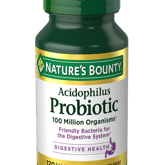 Nature's Bounty Acidophilus Probiotic Tabs 100's