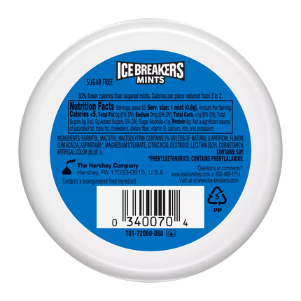Ice Breakers Sugar Free Coolmint 1.5oz