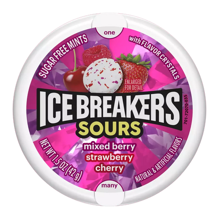 Ice Breakers Sour Fruit Mixed Berry 1.5oz