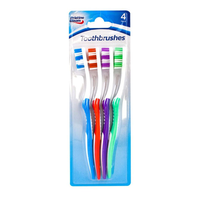 Pristine Gleam Toothbrushes 4pk