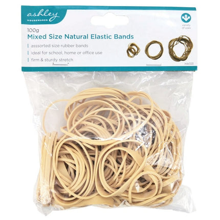 Ashley Natural Rubber Bands