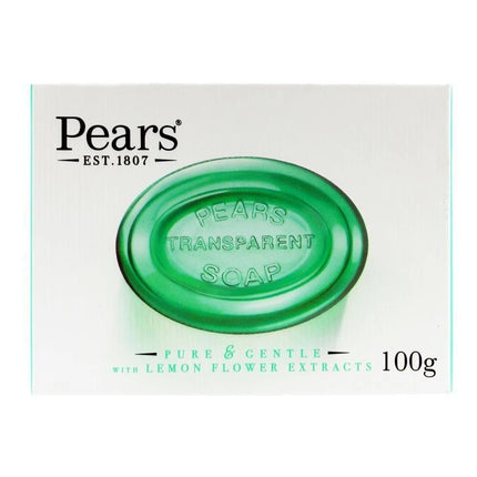 Pears Soap Oil Clear Green Lemon 100g