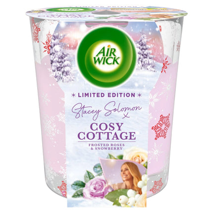 Airwick Candle Frosted Rose & Snowberry 105g