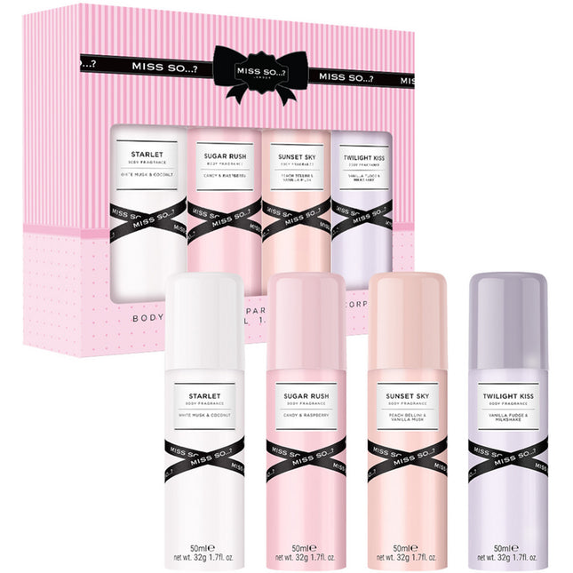 Miss So...?  Mini Galore B/Spray Set 4pc