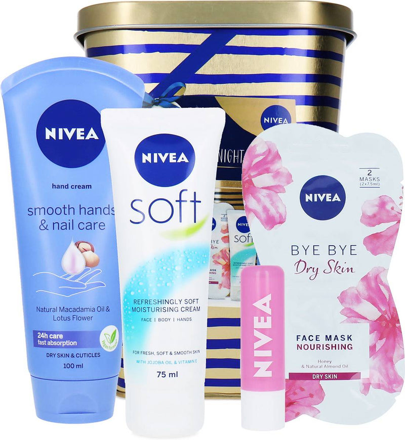 Nivea Pamper Night In Gift Set 4pc