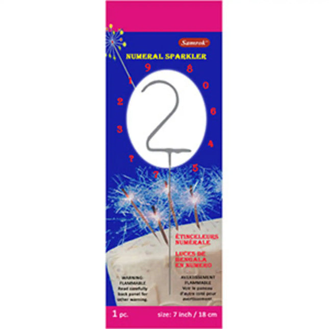 DESKTOP SPARKLER CANDLE NUMBER 2