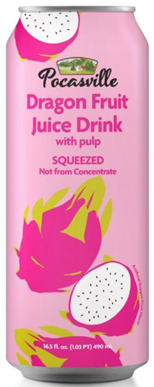 Pocasville Dragon Fruit Juice Drink 490ml