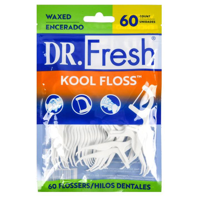 Dr.Fresh Kool Floss Waxed 60 Count