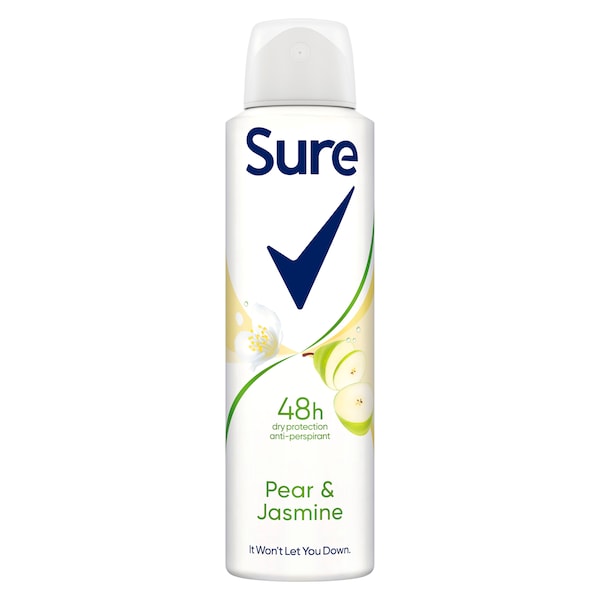 Sure A/P Deodorant Pear and Jasmine for Women 150ml