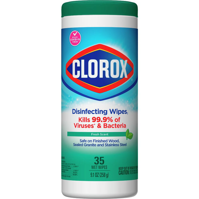 Clorox Disinfecting Wipes Crisp Lemon 35's