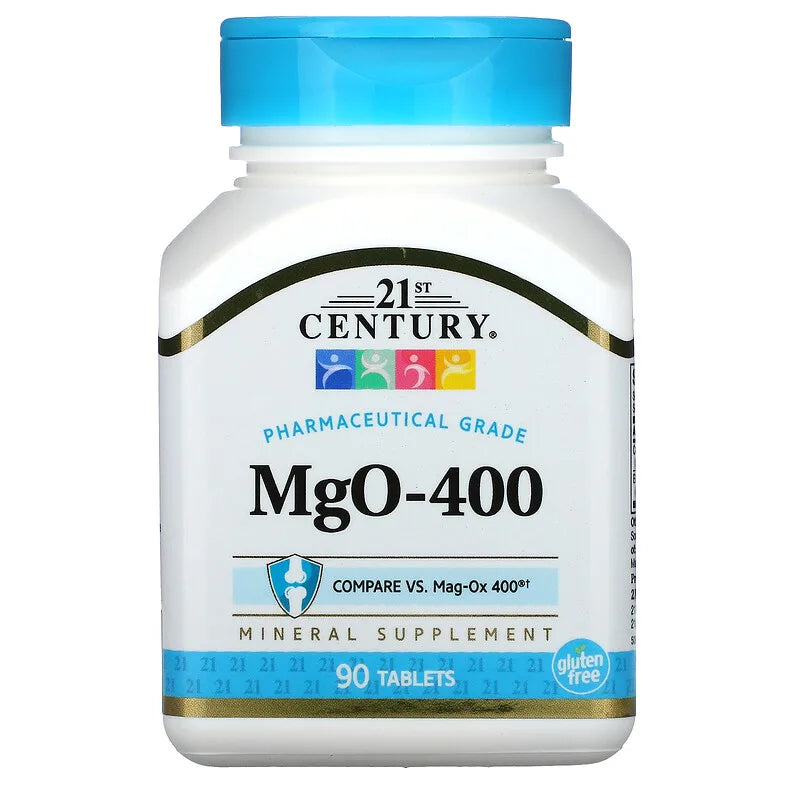 21st Century Magnesium Oxide MgO 400mg 90Tabs