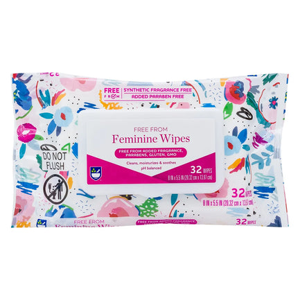 Free Form Feminine Wipes 32's