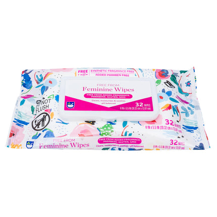 Free Form Feminine Wipes 32's