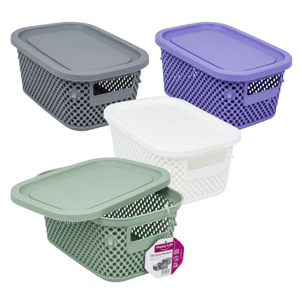 Happy Lyfe Octavia Storage Basket With Lid 8300ml
