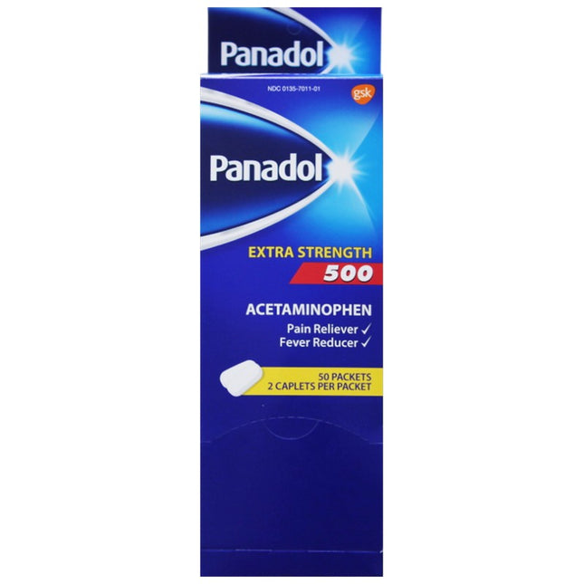 Panadol X/Strenght 500mg Caplets 2's