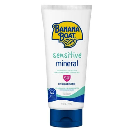 Banana Boat Sensitive Mineral 50+ 6oz