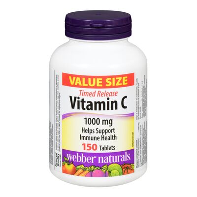 Webber Vitamin C 1000mg Tabs Time Release 150s