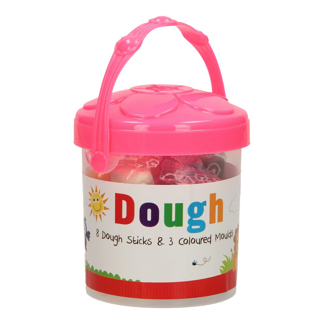 Kids Create Play Dough with Mould