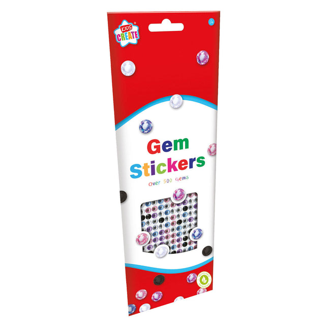 Kids Create Gem Stickers 500 Gems