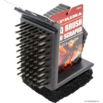 Prima BBQ Brush With Scraper