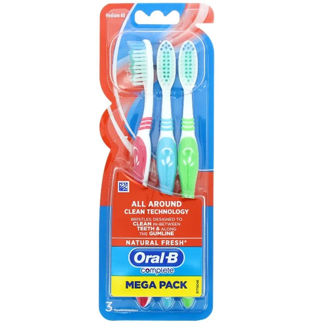 Oral B Toothbrush All Around Mega Pack 3pk