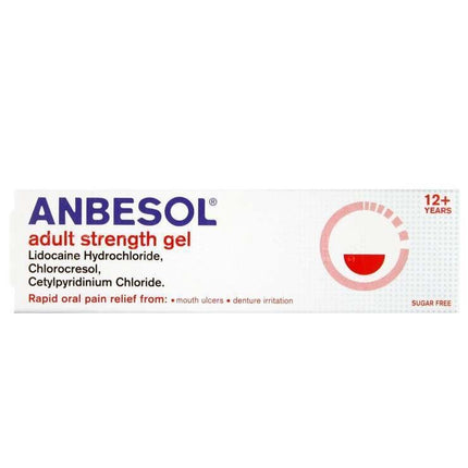 Anbesol Adult Strenght Gel 12+ 10g